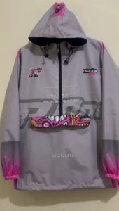 Jaket Racing One Bahan Parasut Anti Air Model Cougle Terbaru Gratis Striker
