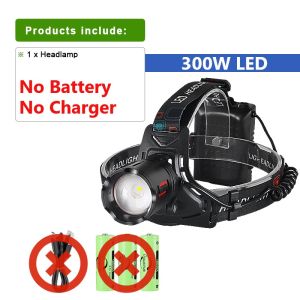 8600000LM Ultra Powerful LED Headlamp Strong Light Long Range 4500M Head Flashlight Rechargeable Fishing Hunting Headlight Torch
