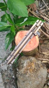 Grendel Slot Kuningan Antik Kunci Pintu Motif Klasik 24 cm 1 Pcs