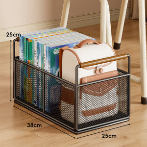 QINQI | Desk Under Storage Box Mobile Bookshelf Organizer