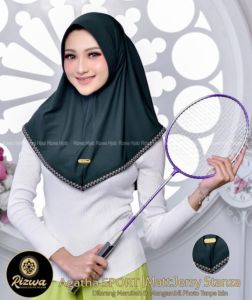 Hijab Sport Bergo Pad Agatha Picot By Rizwa