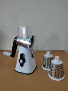 Hand-crank Cylinder Vegetable Slicer Dicer