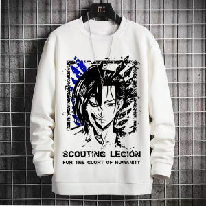 Áo Nỉ Lót Lông Cừu Dài Tay Cổ Tròn Cho Nam Mùa Đông Thường Ngày Phong Cách Đường Phố Thoải Mái Chống Khuẩn