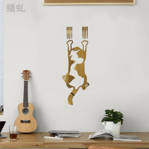 Miếng Dán Tường Bằng Acrylic 3D Hình Mèo Dễ Thương Hoạt Hình Cho Cửa Sổ Cửa Hàng Thú Cưng Phòng Ngủ Ký Túc Xá Trang Trí Miếng Dán Tường Mềm