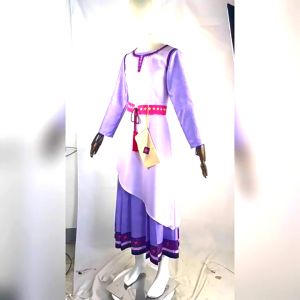 2023 Disney Movie Wish Princess Asha Dahlia King Cosplay Costume for Kids Girl Asha Dress Sets Clothes Halloween Birthday Cosplay Carnival Party Princess Dress