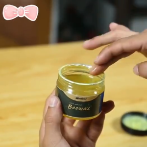 100% natural Beeswax polishing wax Anti-aging & cracked 80g Pengilat kayu bee natural Pengilap perabut kayu wax oil for wood Bee natural wax Beeswax wood polish Bee Wax