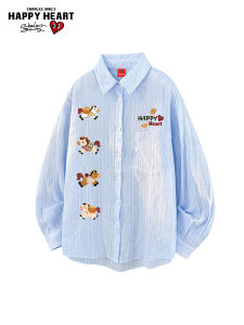 CHARLES JANGS HAPPY HEART | American Print Lightweight Shirt