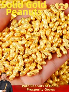 BINYUE | Mini Solid Sand Gold Peanuts Luck Invoking Ornament