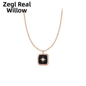 zengliu | Luxury Vintage Commuter Square Pearl Necklace Gold Plated