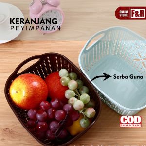 Tempat Penyimpanan Multifungsi Keranjang Serbaguna Organizer Storage Kosmetik Remote Alat Tulis Make Up Bahan Plastik