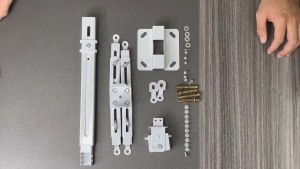 Adjustable Ceiling Projector Mount 4 Hole Universal White Rustproof for Office Meeting Room