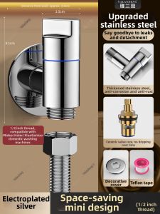 YALANDENG | Stainless Steel Anti-drop Valve 6 Threaded