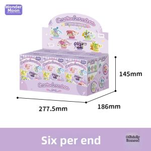 WONDER MOON | Sanrio Themed Creative Building Rings Blind Box Construction Toys