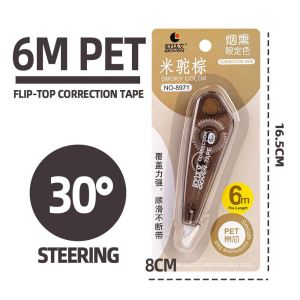 Students use 6 meters correction tape portable multifunctional stationery error correction tape