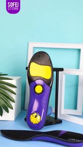 กีฬาเบาะลมดูดซับแรงกระแทกนวดจุดสนับสนุนส่วนโค้งคล่องตัวพื้นรองเท้า 1 คู่