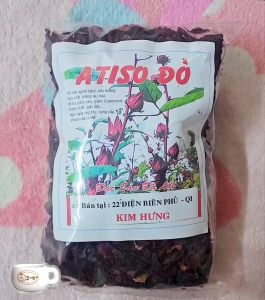 [LOẠI THƯỢNG HẠNG 100% NGUYÊN BÔNG TÁCH HỘT] HOA ATISO ĐỎ SẤY KHÔ - HOA BỤP GIẤM KHÔ - HIBISCUS ROSELLE (200G) -  GIÚP GIẢI NHIỆT MÁT GAN.