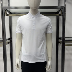 Summer Mens Polo Shirt Bamboo Fiber Thin Breathable Short Sleeve Collared T-Shirt Versatile Youth Fashion Urban Business Casual