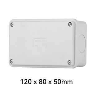 IP55 Waterproof Junction Box Outdoor Electrical Engineering Housing Plastic Waterproof & Dustproof Enclosure for Secure Wiring