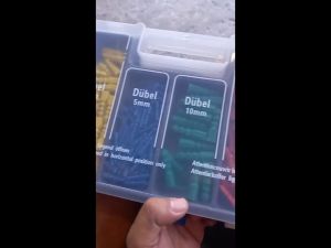 BIT/DRILL COMBINATION BOX  Drowel Set High Quality Drills With 300 Pieces of Wall Plug [SET OF 300PCS]