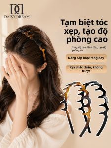 DAISY DREAM | Kẹp Tóc Có Răng Chống Trượt Để Rửa Mặt