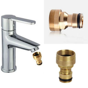 1PCS BSF Thread Hose Connectors-  Brass Threaded Tap Connectors Adapters for Kitchen & Garden Faucets
