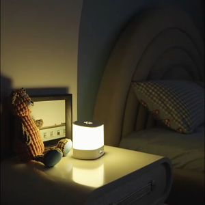 Home life table lamp three-color night light atmosphere lamp touch-controlled warm bedroom lamp