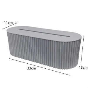 Plug Board Storage Box Cable Wire Organizer Case With Lid Socket Wireless WiFi Router Bracelet Desktop Space Saving Holder Shelf