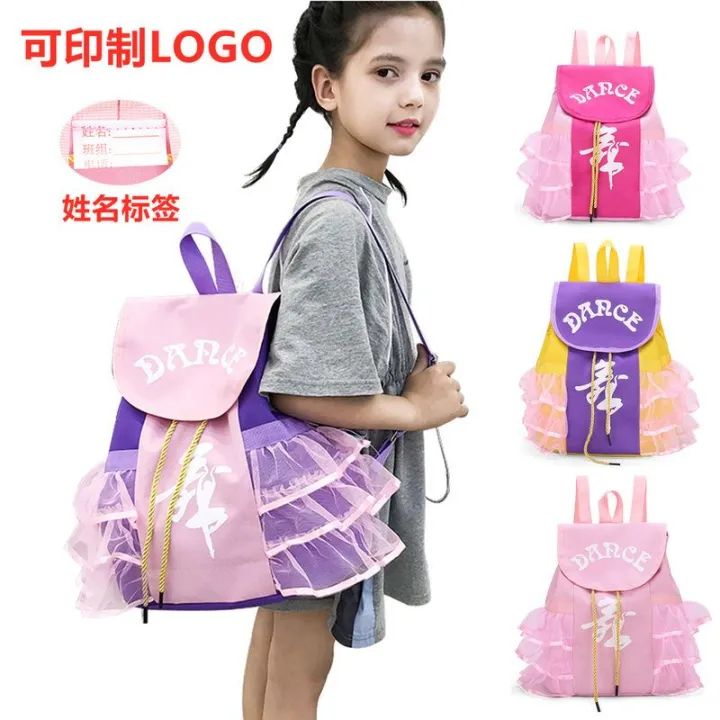 Balo Tay Đôi in Họa Tiết Ballet Cho Trẻ Em Balo Học Sinh Mẫu Giáo Hoạt ...