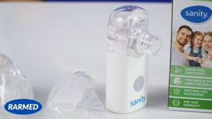 Máy xông khí dung siêu âm cầm tay Sanity AP 2717 PRO nhỏ gọn tiện lợi an toàn