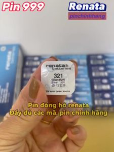 Pin Đồng Hồ Renata Pin đồng hồ đeo tay pin đồng hồ renata chất lượng cao SR416SW SR516SW SR521SW SR527SW SR616SW SR626SW SR621SW SR712SW SR716SW SR721SW SR726SW SR754SW SR916SW SR920SW SR927SW SR936SW SR1120SW