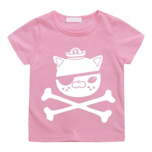 Bandai | Kawaii 100%Cotton The Octonauts T-shirts High Quality Short Sleeve BoysGirls Children T Shirt Casual Graphic Printing Camisetas