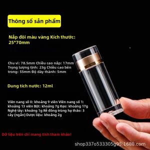 HUIYANGXU | Lọ Thuỷ Tinh Acrylic Cỡ Nhỏ Đạt Chuẩn Thực Phẩm