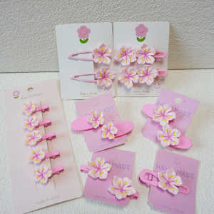 ใหม่น่ารักซากุระผมคลิป BB คลิปดอกไม้ Haircard สําหรับสาวนักเรียนเกาหลีแผนก Duckbill คลิปอุปกรณ์เสริมผม