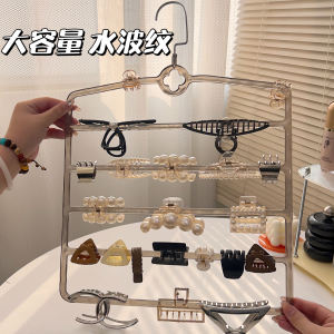 Large Capacity Shark Clip Hair Accessories Storage Box Children Headwear Display Wall Mounted Multi Layer Organizer