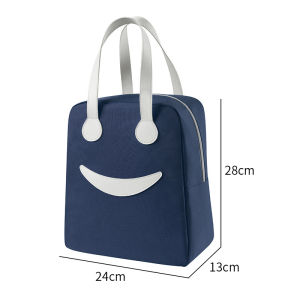 Cute Smile Insulated Lunch Bag