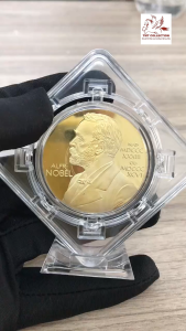 < HỎA TỐC > Khung Xoay Xu Lưu Niệm In Hình Nobel - Quà Tặng Độc Đáo Tri Thức - SP008690