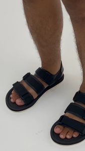 TVF Footwear - Sandals - Rainier Putih Hitam