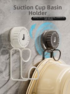 josogo | Suction Cup Bathroom Storage Rack Hook No Drilling Wall Mount