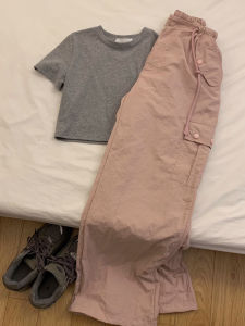 American Retro Workwear Casual Pants High Waist Loose Design Belted Wide Leg Pants Summer New Womens Fashion Trousers