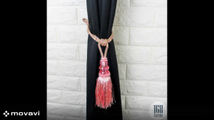 สายรวมม่าน พู่รวบม่าน สายรัดม่าน มี 13สี ให้เลือก รูปคือเบอร์10 (สีส้ม) พร้อมส่ง ราคาถูก!!