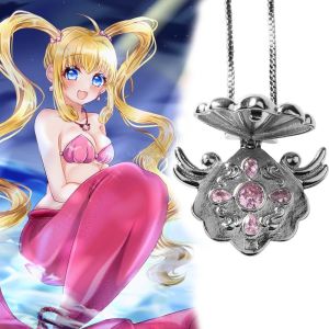 Mermaid Melody Cosplay Shell Pendant Necklace for Women Girls Lucia Rina Toin Hanon Hosho Noel Jewelry Gifts