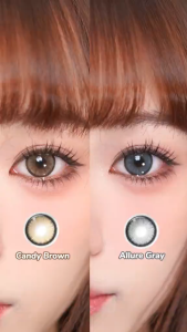 【Big Eyes Effect!】Magister Contact Lens Power(0.00~-6.00) 1Pair(2Pcs) 14.5mm Big Eyes Contact Lenses Korea Lens Brown Gray Black 美瞳