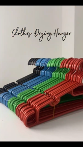 Household Drying Hanger Adult Clothes Hanger Non-slip Anti-skid Shoulder (12pcs/bundle)