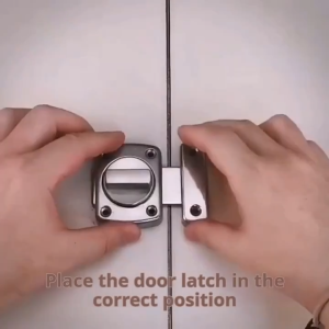 2025 ใหม่ 1 PC Home Security LATCH หมุน Bolt LATCH ประตูสลักประตูสไลด์ล็อค Twist หมุนบาร์เรลล็อคสําหรับห้องน้ําประตูห้องน้ําล็อค