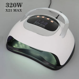 320W SUN X21 MAX Nail Dryer Auto Sensor Portable LCD Display 72 Pcs Beads UV LED Nail Lamp 4 Timer