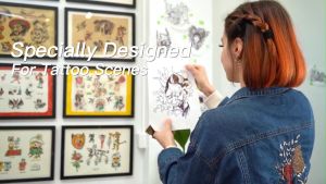 Phomemo M08F Bluetooth Tattoo Stencil Printer Portable Wireless Mini A4 Thermal PrinterCompatible With Smartphone And PCGreat For TravelBusinessHomeBusiness