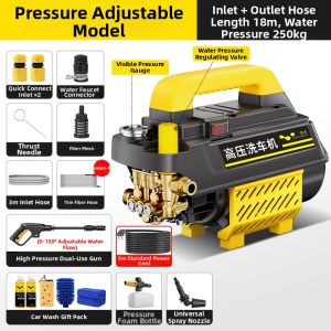 HELLOLEIBOO | High Pressure Car Washer Home Use Water Gun Strong Washing Boost Pump