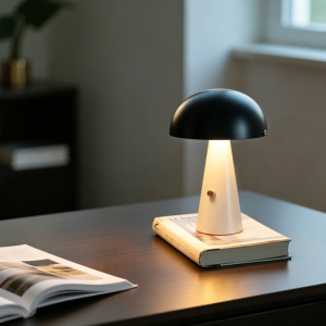 💥Dream Best🔥‌ Nordic Mushroom LED Table Lamp Minimalist Warm Light Bedside Desk Light Home Decor for Bedroom Living Room