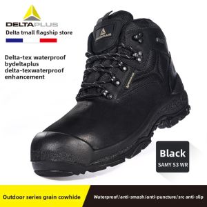 Deltaplus | Waterproof Steel Toe Puncture-Resistant Safety Shoes