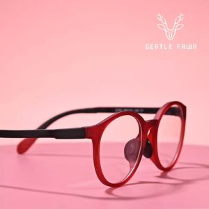 Gentle Fawn Kacamata Anak/Remaja Antiradiasi Blueray Style Oval Bahan TR90 Kombinasi Silikon Nyaman Aman Bisa Minus Fashion Anak Perempuan Laki-Laki 2103